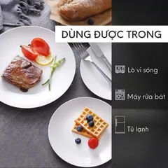 Bộ bát đĩa (tô, chén, dĩa) thủy tinh  Luminarc Diwali 15 chi tiết, chịu sốc nhiệt tốt - DW15L