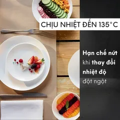 Bộ bát đĩa (tô, chén, dĩa) thủy tinh  Luminarc Diwali 15 chi tiết, chịu sốc nhiệt tốt - DW15L