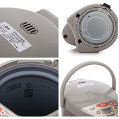 Bình thủy điện Zojirushi CV-DSQ40-XA 4L - 720W, Chế độ giữ nhiệt thông minh, Sang trọng và Tiết kiệm điện, Sản xuất Nhật Bản