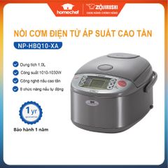 Nồi cơm điện cao tần Zojirushi NP-HBQ10-XA 1L - Công nghệ Neuro Fuzzy, bền đẹp, nấu cơm ngon, bảo hành 3 năm, sản xuất Nhật Bản