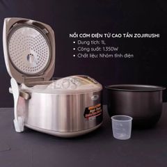Nồi cơm điện cao tần Zojirushi NP-HBQ10-XA 1L - Công nghệ Neuro Fuzzy, bền đẹp, nấu cơm ngon, bảo hành 3 năm, sản xuất Nhật Bản