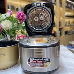 Nồi Cơm Điện Áp Suất Zojirushi NP-HRQ18-XT 1.8L - Công Nghệ Cao Tần Nhập Khẩu Nhật Bản, Bảo Hành 3 Năm, Dành Cho Gia Đình 4-6 Người