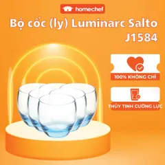 Bộ 6 Cốc Thủy Tinh Luminarc J1584 320ml - Thủy Tinh Không Chì, An Toàn Sức Khỏe, Thiết Kế Hiện Đại