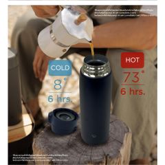 Bình Giữ Nhiệt Zojirushi 600ml SM-VA60-XA - Thép Không Gỉ, Giữ Được Nóng Lạnh, Tiện Dụng Cho Đi Học Đi Làm, Bảo Hành 1 Năm Chính Hãng
