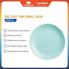Đĩa Thủy Tinh Luminarc Diwali 19cm - An Toàn Trong Lò Vi Sóng, Chống Xước, Hàng Chính Hãng Pháp