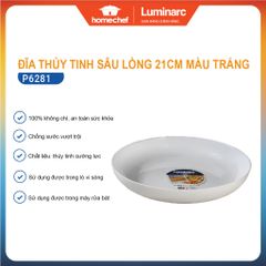 Đĩa thủy tinh sâu lòng Luminarc Friend's Time 21cm P6281 - An toàn lò vi sóng, máy rửa bát, Chất lượng cao từ Pháp
