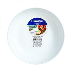 Đĩa thủy tinh sâu lòng Luminarc Friend's Time 21cm P6281 - An toàn lò vi sóng, máy rửa bát, Chất lượng cao từ Pháp