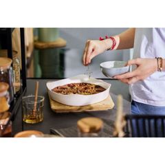 Khay Nướng Thủy Tinh Chịu Nhiệt Luminarc Cuisine Carine 30x22 cm - Dùng Trong Lò Nướng và Lò Vi Sóng, Hàng Chính Hãng