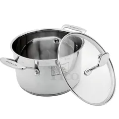 Nồi Inox 20cm Nắp Kính Scanpan Impact 304 - Thiết kế Sang Trọng, Dùng Bếp Từ, An Toàn Máy Rửa Bát, Chất Lượng Cao Cấp