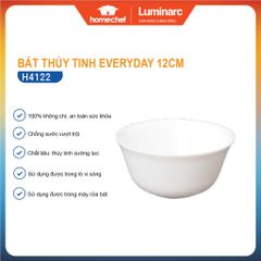 Bát ăn cơm thủy tinh Luminarc Carine 12cm H4122 - An toàn lò vi sóng, máy rửa bát, thiết kế tinh tế, hàng chính hãng Pháp