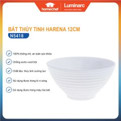 Bát Ăn Cơm Thủy Tinh Luminarc Harena 12cm - Bền, An Toàn Vi Sóng, Thiết Kế Pháp Sang Trọng, Hàng Chính Hãng