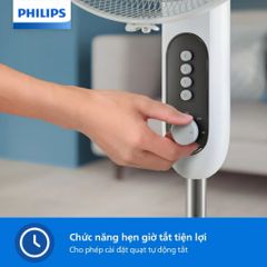 Quạt Điện Đứng Philips CX1220/00 - Công Suất 3330m³/h, Yên Tĩnh 38dB, Tốc Độ Điều Chỉnh & Chức Năng Hẹn Giờ - Giải Pháp Mát Mẻ Cho Mùa Hè