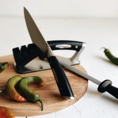 Dao Thái Thịt Scanpan Classic 20cm - Đa Năng Thép Không Gỉ Cao Cấp Cho Đầu Bếp, Cắt Thái Rau Củ Quả Thoải Mái