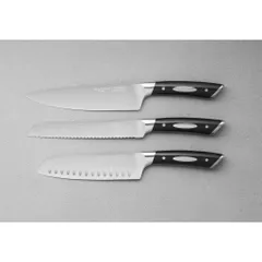 Dao Thái Thịt Scanpan Classic 20cm - Đa Năng Thép Không Gỉ Cao Cấp Cho Đầu Bếp, Cắt Thái Rau Củ Quả Thoải Mái
