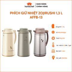 Phích giữ nhiệt Zojirushi AFFB-13 1.3L - Thiết kế sang trọng, giữ nóng 10 giờ, an toàn cho sức khỏe, sản xuất tại Nhật Bản