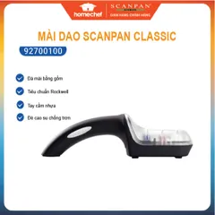 Dụng cụ mài dao 3 bước Scanpan Classic 92700100 - Đá mài gốm, đế cao su chống trượt - Giữ cho dao luôn sắc bén trong bếp