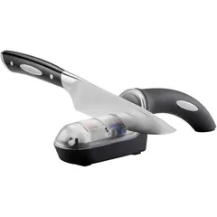 Dụng cụ mài dao 3 bước Scanpan Classic 92700100 - Đá mài gốm, đế cao su chống trượt - Giữ cho dao luôn sắc bén trong bếp