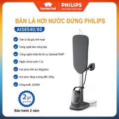 Bàn ủi hơi nước đứng Philips AIS8540 - 2200W, dung tích 1.2L, ủi phẳng nhanh, công nghệ OptimalTEMP, bảo hành 2 năm