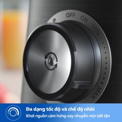 Máy Xay Sinh Tố Philips HR3041/00 Problend Push 1200W - Đa Tốc Độ, Lưỡi Dao Thép Không Gỉ, Chế Độ Làm Sạch Nhanh, Hàng Chính Hãng