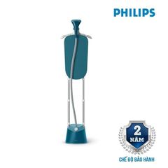 Bàn ủi hơi nước đứng Philips STE1040/20 1800W - Bàn là đa năng, chế độ phun hơi an toàn cho mọi loại vải, tiệt trùng 99,9% vi khuẩn