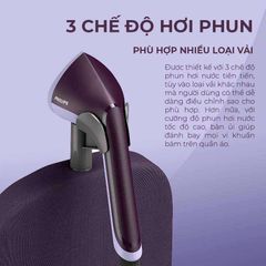 Bàn ủi hơi nước đứng Philips STE3160 - Công suất 2000W, khử mùi, diệt khuẩn 99.9% - Đồ gia dụng tiện ích cho gia đình