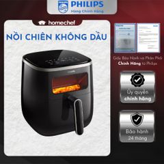 Nồi chiên không dầu điện tử Philips HD9257, dung tích 5.6L, công suất 1700W, bảo hành 2 năm