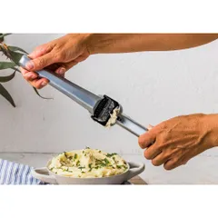 Máy ép tỏi Dreamfarm Garject DFGA5516 - Thép không gỉ, tự làm sạch, ép tỏi dễ dàng và nhanh chóng, giải pháp tuyệt vời cho bếp!