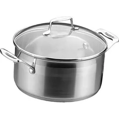 Nồi inox 304 Scanpan Impact 24cm 4.8L - Thiết kế sang trọng, chống dính, dùng trên bếp từ và máy rửa bát, hàng chính hãng Đan Mạch
