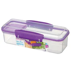 Hộp đựng thực phẩm Sistema 410ml - Nhựa cao cấp, an toàn sức khỏe, dùng lò vi sóng, không chứa BPA - Đồ gia dụng New Zealand