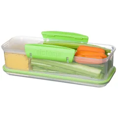 Hộp đựng thực phẩm Sistema 410ml - Nhựa cao cấp, an toàn sức khỏe, dùng lò vi sóng, không chứa BPA - Đồ gia dụng New Zealand