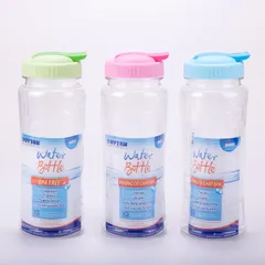 Bình nước nhựa Duy Tân 700ml trong suốt, thiết kế thông minh, nhiều màu sắc, an toàn cho sức khỏe, chịu nhiệt đến 60 độ C