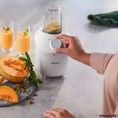 Máy Xay Sinh Tố Philips HR2041/10 Đa Năng - Công Nghệ ProBlend, Xay Nhuyễn Nhanh Chóng Trong 45 Giây, Bảo Hành 2 Năm