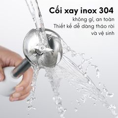 Máy Xay Cầm Tay Đa Năng 2in1 Moulinex DD3021, 700W, Xuất Xứ Pháp, Bảo Hành 2 Năm, Phù Hợp Cho Nấu Ăn Và Thực Phẩm Trẻ Em
