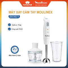 Máy Xay Cầm Tay Đa Năng 2in1 Moulinex DD3021, 700W, Xuất Xứ Pháp, Bảo Hành 2 Năm, Phù Hợp Cho Nấu Ăn Và Thực Phẩm Trẻ Em
