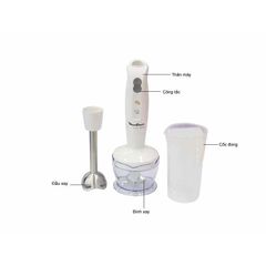 Máy Xay Cầm Tay Đa Năng 2in1 Moulinex DD3021, 700W, Xuất Xứ Pháp, Bảo Hành 2 Năm, Phù Hợp Cho Nấu Ăn Và Thực Phẩm Trẻ Em