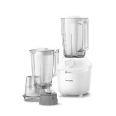 Máy xay sinh tố Philips HR2041/50 - Dung tích 1L, Công suất 450W, 3 cối xay đa năng, Bảo hành 2 năm, Hàng chính hãng