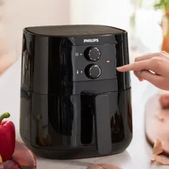 Nồi chiên không dầu Philips Rapid Air HD9200, 4.2L-0.8kg, công suất 1400W, bảo hành 2 năm