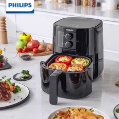 Nồi chiên không dầu Philips Rapid Air HD9200, 4.2L-0.8kg, công suất 1400W, bảo hành 2 năm
