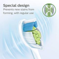 Bộ 2 đầu bàn chải Philips Sonicare W2 Optimal White HX6062/67 - Thay thế cho máy đánh răng điện, làm trắng răng hiệu quả