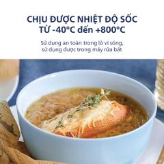 Bộ 2 Bát Tô Thủy Tinh Luminarc Diwali 21cm - Chịu Nhiệt, An Toàn Lò Vi Sóng, Máy Rửa Bát - Hàng Chính Hãng Pháp