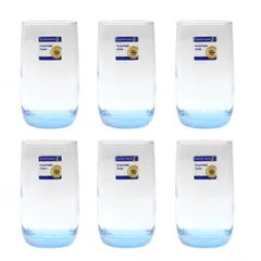 Bộ cốc (ly) thủy tinh cao Luminarc Vigne Blue 6 chiếc dung tích 29cl - L0522
