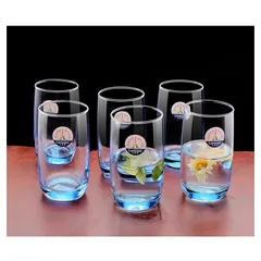 Bộ cốc (ly) thủy tinh cao Luminarc Vigne Blue 6 chiếc dung tích 29cl - L0522