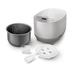 Nồi Cơm Điện Tử Philips HD4515/69 1,8L - Công Nghệ Nấu Thông Minh 3D, 5 Chế Độ Nấu Tự Động, Món Ngon Cho Gia Đình