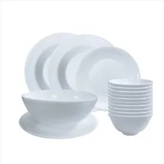 Bộ bát đĩa (tô, chén, dĩa) Larah Borosil thủy tinh 15 chi tiết BRS15T