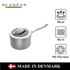 Nồi inox chống dính Scanpan CTX 1.8L - Thiết kế liền khối, sử dụng trên bếp từ, bảo hành 3 năm, an toàn cho sức khỏe