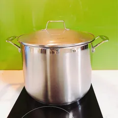 Nồi inox Scanpan Impact 28cm 12L - Nồi luộc gà cao cấp, chống dính, dùng trên mọi loại bếp, dễ dàng vệ sinh, thiết kế hiện đại