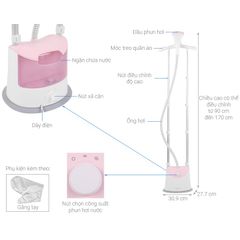 Bàn là cây, bàn là hơi nước đứng Philips GC485, công suất 1800W, hơi phun liên tục, bảo hành 2 năm