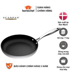 Chảo chống dính 28cm Scanpan CTX 7 lớp - Dùng cho bếp từ, bảo hành 3 năm, an toàn sức khỏe, thiết kế tinh tế, hàng chính hãng