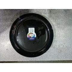 Đĩa Thủy Tinh Sâu Luminarc Friend's Time Đen 30cm - Chịu Nhiệt, An Toàn Lò Vi Sóng & Máy Rửa Bát, Bền Bỉ, Pháp