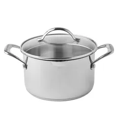 Nồi inox đáy liền Scanpan STS 20cm - Chịu nhiệt 250°C, dung tích 3.4L, phù hợp bếp từ & máy rửa bát, thiết kế sang trọng, chống nóng
